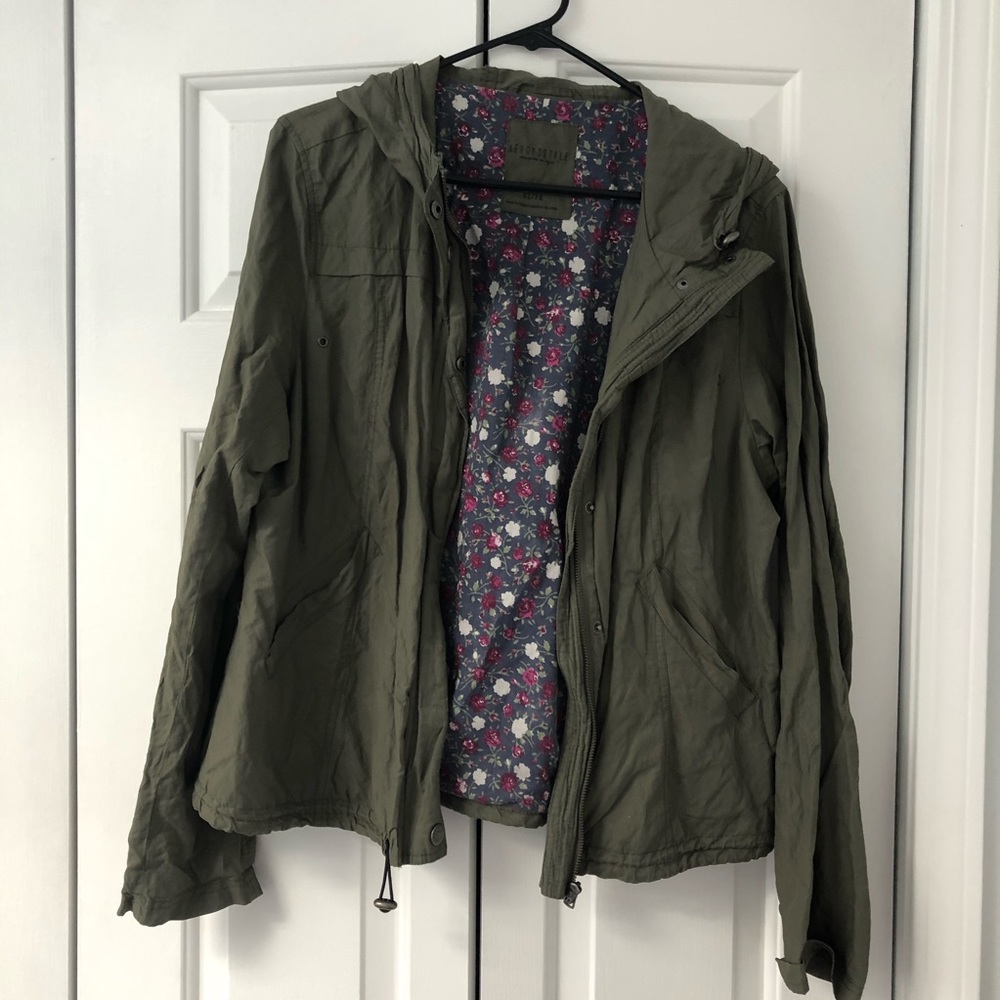 Green army jacket
